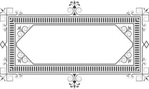 Vector Hoa Văn, Hoa Góc, Đường Viền (259)