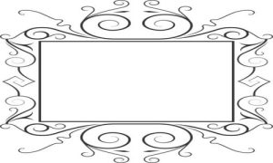 Vector Hoa Văn, Hoa Góc, Đường Viền (261)