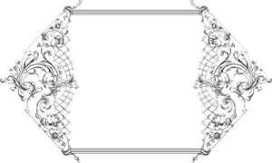 Vector Hoa Văn, Hoa Góc, Đường Viền (281)