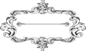 Vector Hoa Văn, Hoa Góc, Đường Viền (284)