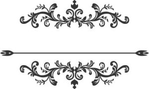 Vector Hoa Văn, Hoa Góc, Đường Viền (286)
