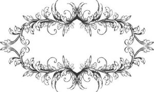 Vector Hoa Văn, Hoa Góc, Đường Viền (289)