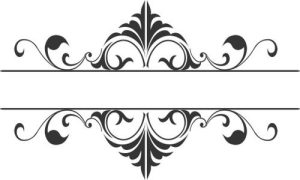 Vector Hoa Văn, Hoa Góc, Đường Viền (292)