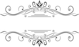 Vector Hoa Văn, Hoa Góc, Đường Viền (295)