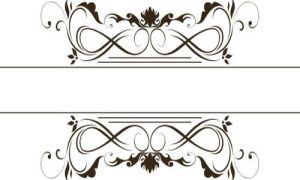 Vector Hoa Văn, Hoa Góc, Đường Viền (296)