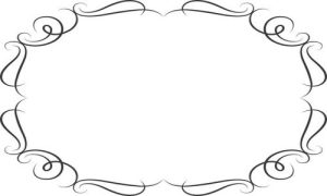 Vector Hoa Văn, Hoa Góc, Đường Viền (302)