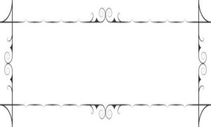 Vector Hoa Văn, Hoa Góc, Đường Viền (317)