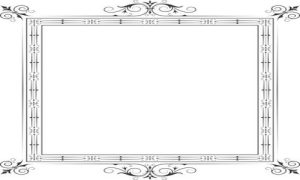 Vector Hoa Văn, Hoa Góc, Đường Viền (324)