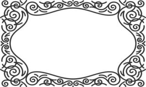 Vector Hoa Văn, Hoa Góc, Đường Viền (335)