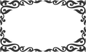 Vector Hoa Văn, Hoa Góc, Đường Viền (336)