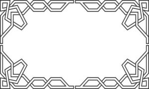 Vector Hoa Văn, Hoa Góc, Đường Viền (339)