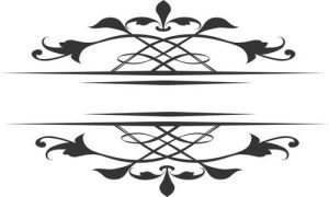 Vector Hoa Văn, Hoa Góc, Đường Viền (351)