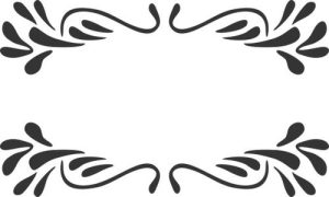 Vector Hoa Văn, Hoa Góc, Đường Viền (367)