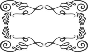 Vector Hoa Văn, Hoa Góc, Đường Viền (370)