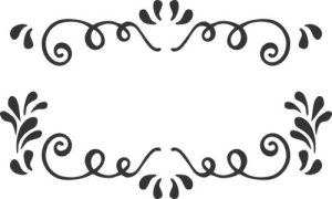 Vector Hoa Văn, Hoa Góc, Đường Viền (371)