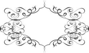 Vector Hoa Văn, Hoa Góc, Đường Viền (384)