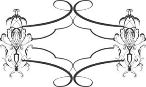 Vector Hoa Văn, Hoa Góc, Đường Viền (391)