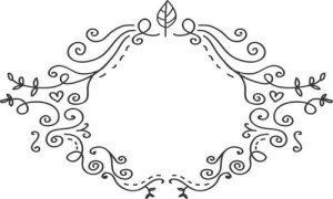 Vector Hoa Văn, Hoa Góc, Đường Viền (404)