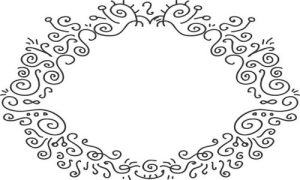 Vector Hoa Văn, Hoa Góc, Đường Viền (405)