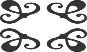 Vector Hoa Văn, Hoa Góc, Đường Viền (408)