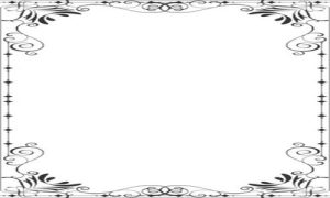 Vector Hoa Văn, Hoa Góc, Đường Viền (411)