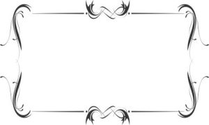 Vector Hoa Văn, Hoa Góc, Đường Viền (412)