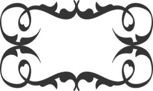 Vector Hoa Văn, Hoa Góc, Đường Viền (417)