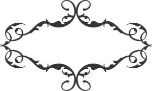 Vector Hoa Văn, Hoa Góc, Đường Viền (418)