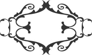 Vector Hoa Văn, Hoa Góc, Đường Viền (419)