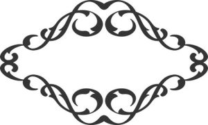 Vector Hoa Văn, Hoa Góc, Đường Viền (421)