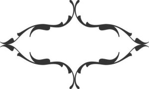 Vector Hoa Văn, Hoa Góc, Đường Viền (422)