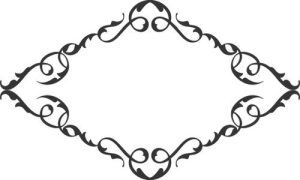 Vector Hoa Văn, Hoa Góc, Đường Viền (424)