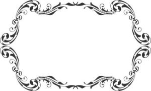 Vector Hoa Văn, Hoa Góc, Đường Viền (425)