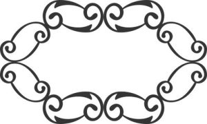 Vector Hoa Văn, Hoa Góc, Đường Viền (427)