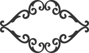 Vector Hoa Văn, Hoa Góc, Đường Viền (428)