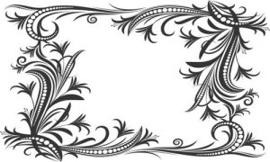 Vector Hoa Văn, Hoa Góc, Đường Viền (53)