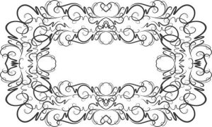 Vector Hoa Văn, Hoa Góc, Đường Viền (58)