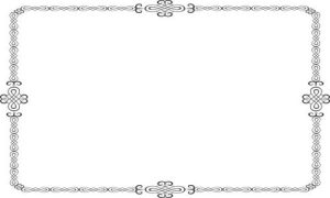 Vector Hoa Văn, Hoa Góc, Đường Viền (73)