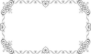 Vector Hoa Văn, Hoa Góc, Đường Viền (75)