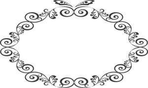 Vector Hoa Văn, Hoa Góc, Đường Viền (86)