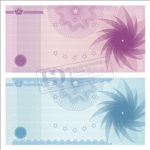 Vector Hoa Văn Tem Bảo Hành, Tem Vỡ, Tem Niêm Yết (12)