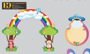 Vector Khung Hình, Mẫu Checkin Trang Trí (51)