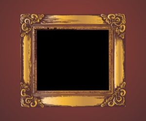 Vector Khung Viền Giả Gỗ, Phào Gỗ (39)