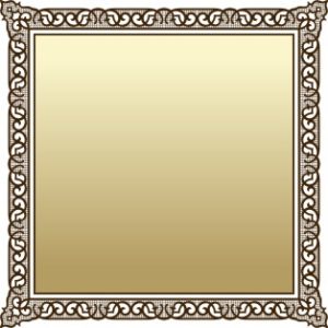 Vector Khung Viền Giả Gỗ, Phào Gỗ (45)
