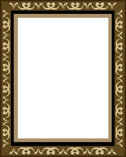 Vector Khung Viền Giả Gỗ, Phào Gỗ (9)