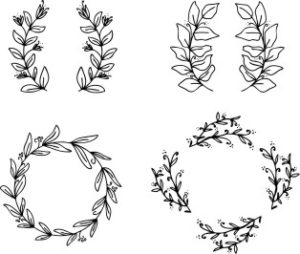 Vector Khung Viền Hoa, Khung Hoa Văn (102)