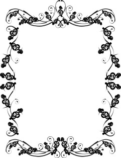 Vector Khung Viền Hoa, Khung Hoa Văn (63)