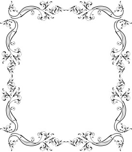 Vector Khung Viền Hoa, Khung Hoa Văn (66)