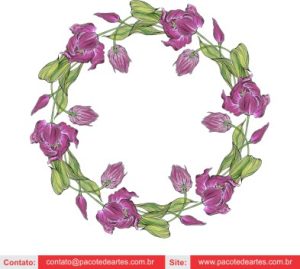 Vector Khung Viền Hoa, Khung Hoa Văn (74)