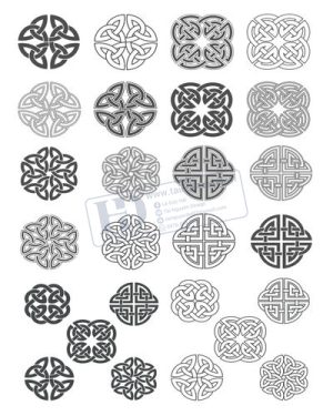 Vector Khung Viền Hoa Văn, Hoa Góc, Đường Viền (103)